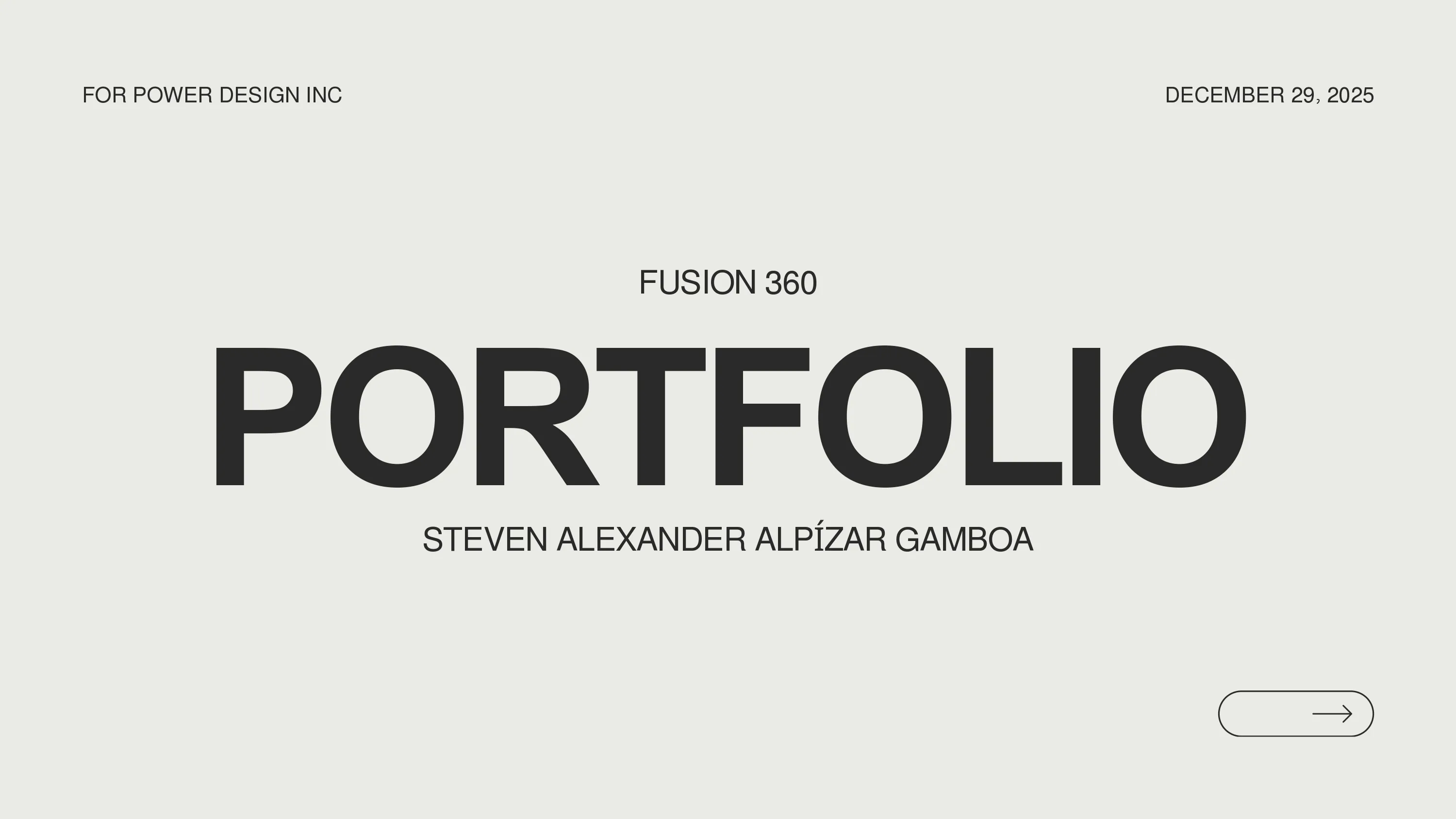 cover preview of Fusion 360 Engineering & Product Design Portfolio